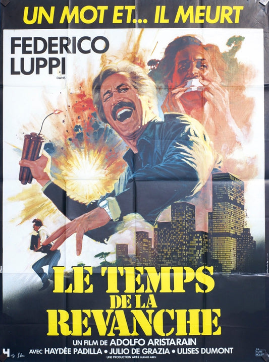 LE TEMPS DE LA REVANCHE FREDERICO LUPPI MOVIE POSTER ORIGINAL 120x160