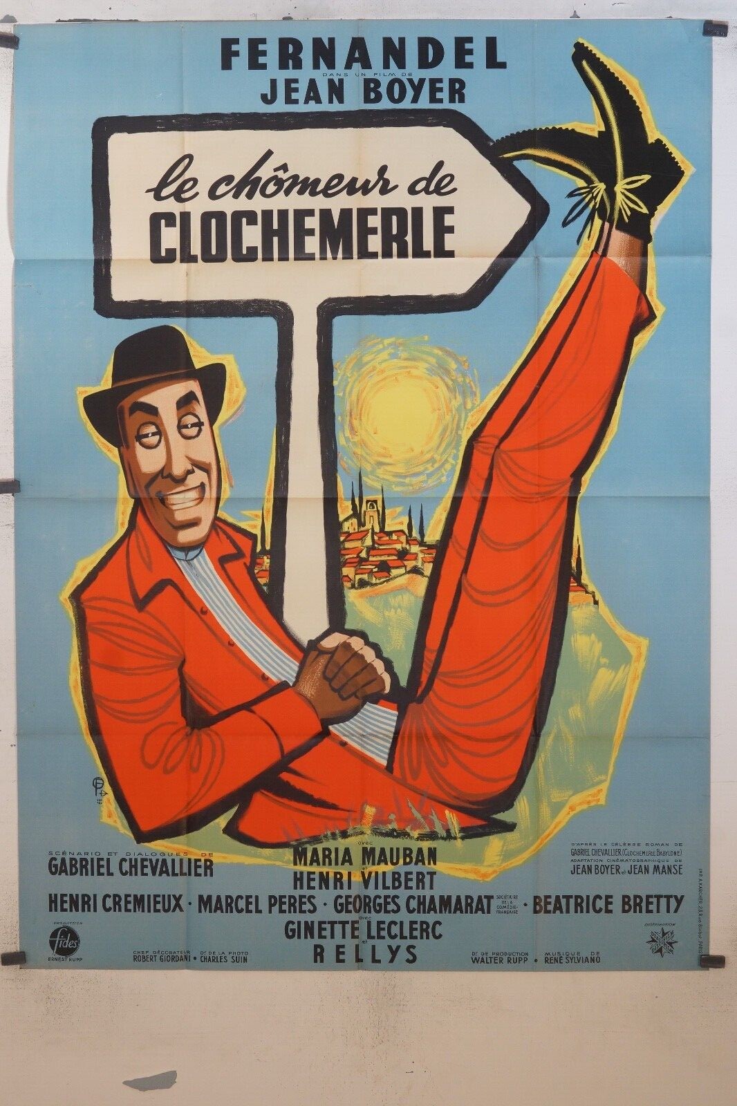 CHOMEUR DE CLOCHEMERLE (LE) ORIGINAL 120x160 