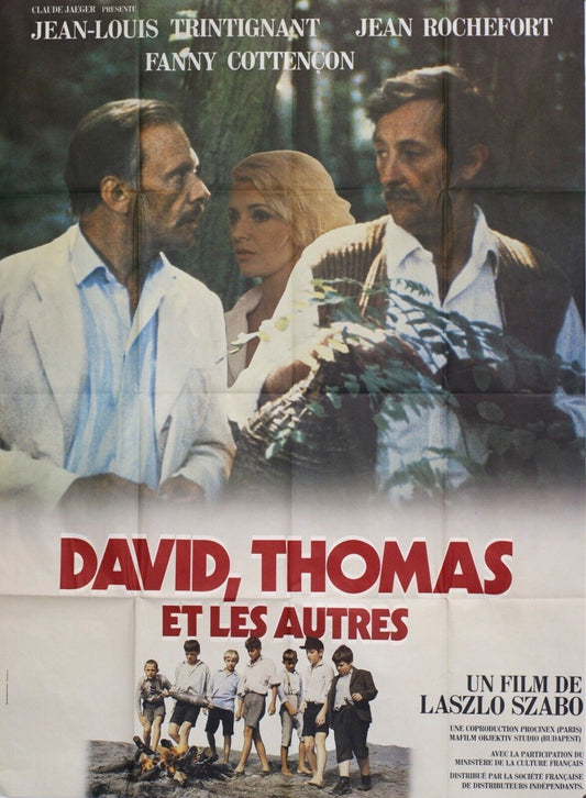 DAVID, THOMAS ET LES AUTRES MOVIE POSTER ORIGINAL 120x160 JEAN-LOUIS TRINTIGNANT