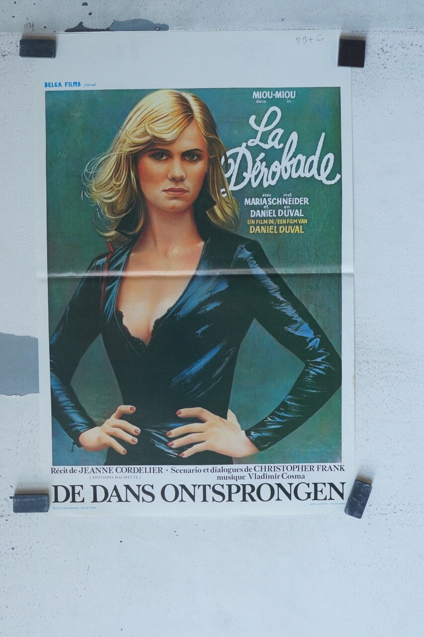 LA DÉROBADE, BELGIUM MOVIE POSTER 35x55 MARIA SCHNEIDER, DANIEL DUVAL