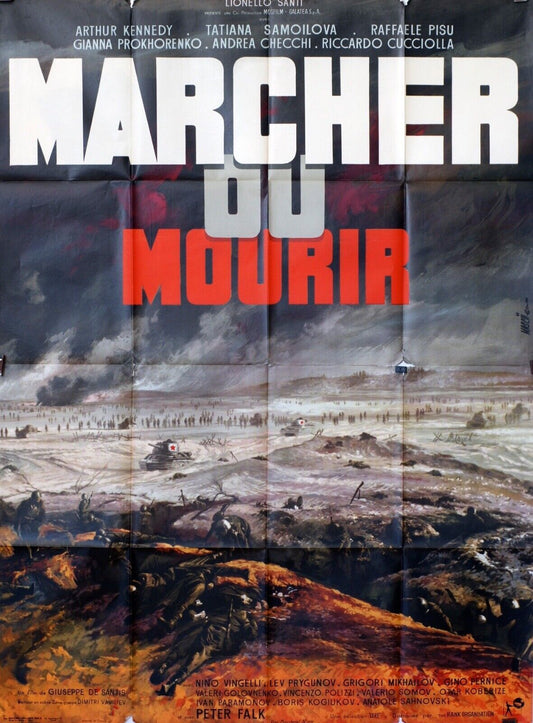 MARCHER OU MOURIR MOVIE POSTER ORIGINAL 120x160 COLINE SERREAU