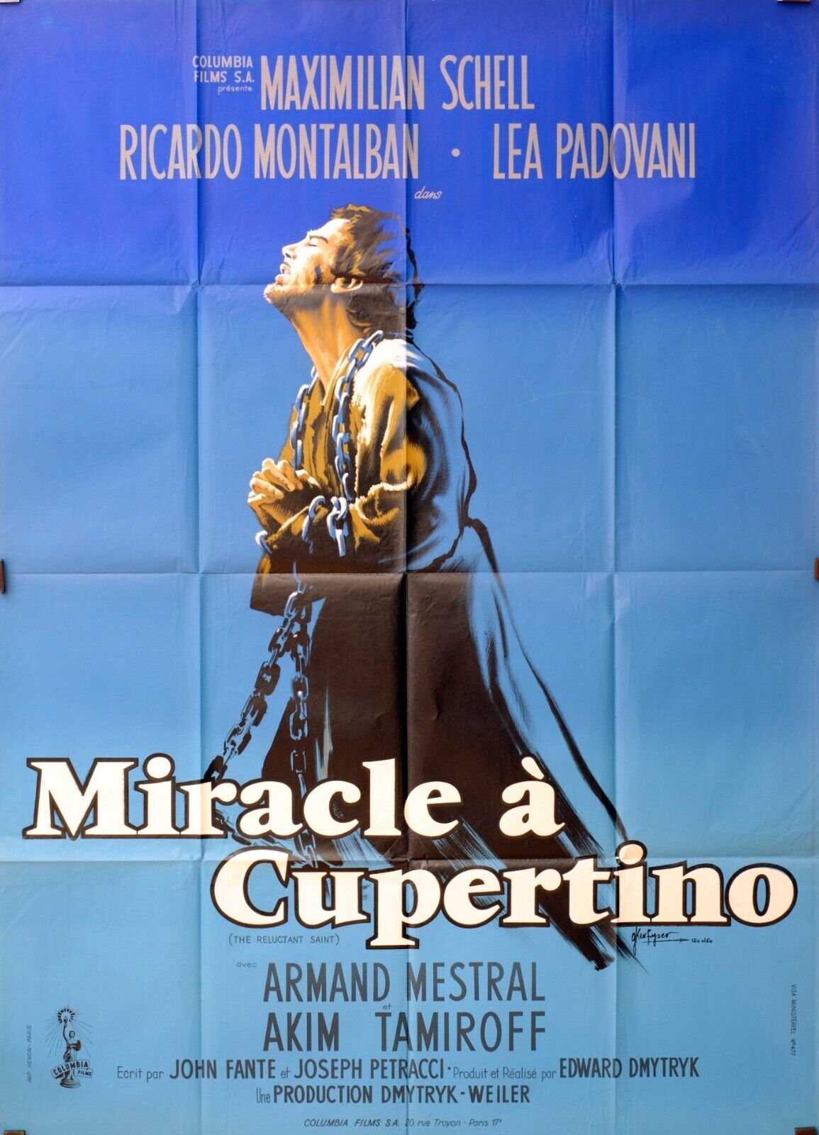 MIRACLE A CUPERTINO POSTER ORIGINAL (120X160) MAXIMILIAN SCHELL