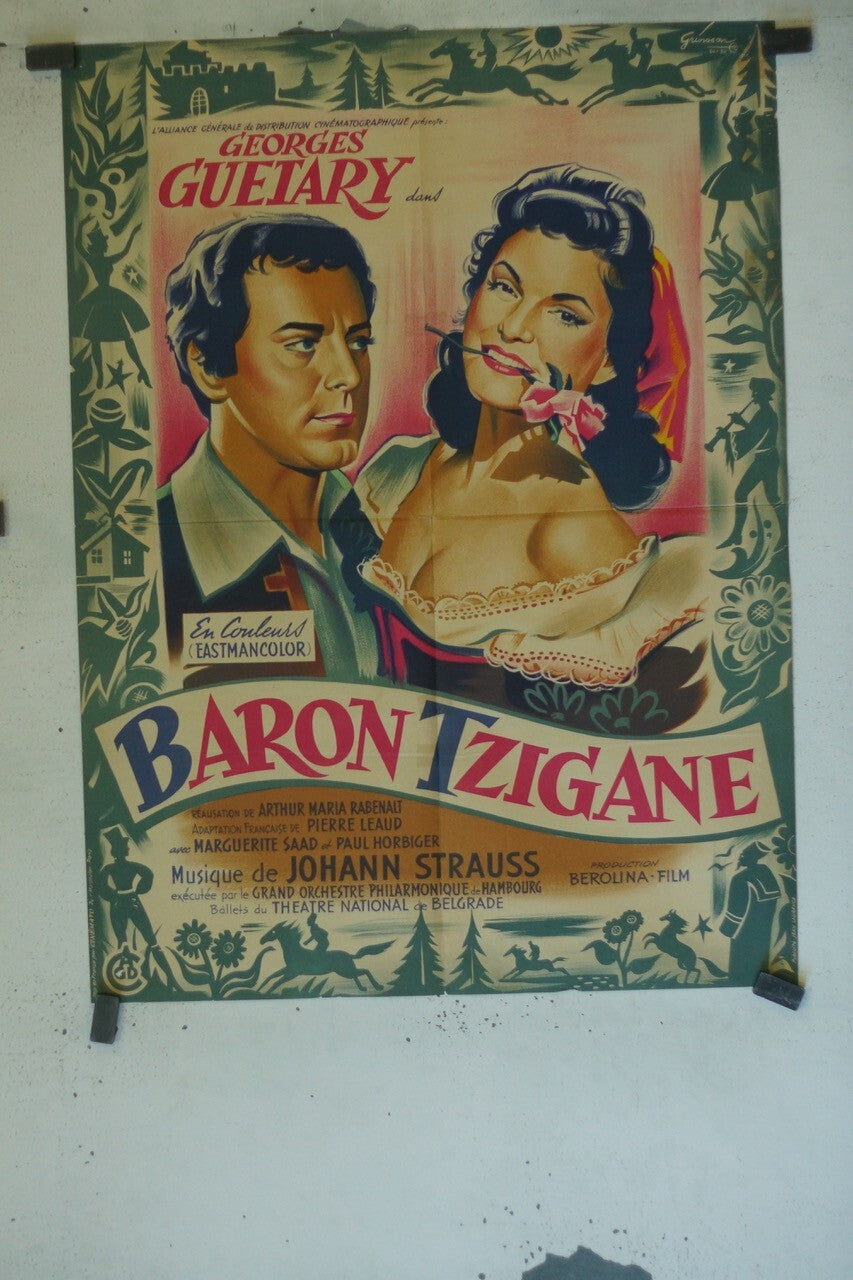 BARON TZIGANE MOVIE POSTER ORIGINAL (60X80) GEORGE GUETARY