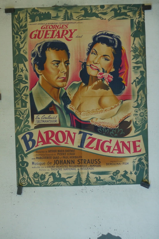 BARON TZIGANE MOVIE POSTER ORIGINAL (60X80) GEORGE GUETARY