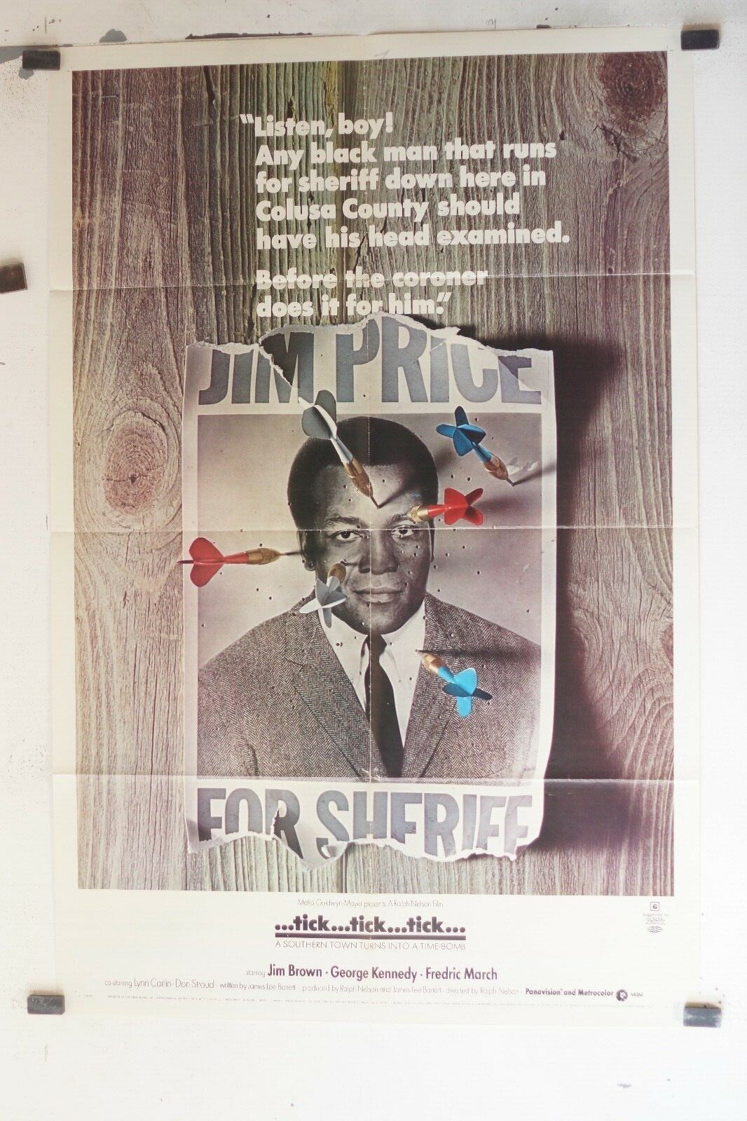 TICK.. TICK .. TICK.. JIM PRICE FOR SHERIFF MOVIE POSTER ORIGINAL 69x103, NELSON