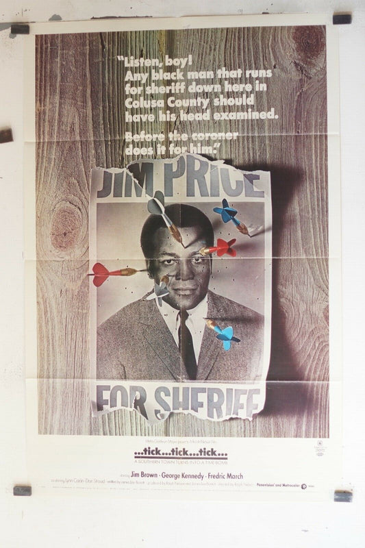 TICK.. TICK .. TICK.. JIM PRICE FOR SHERIFF MOVIE POSTER ORIGINAL 69x103, NELSON