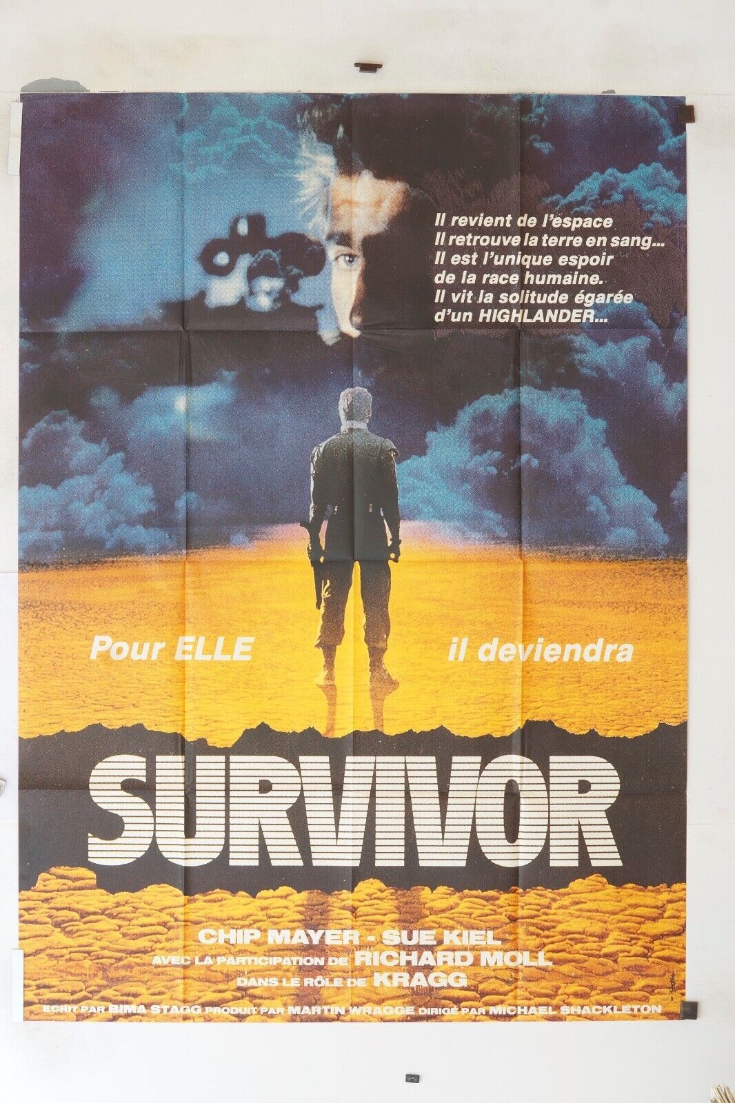 SURVIVOR 120X160 ORIGINAL POSTER CHIP MAYER