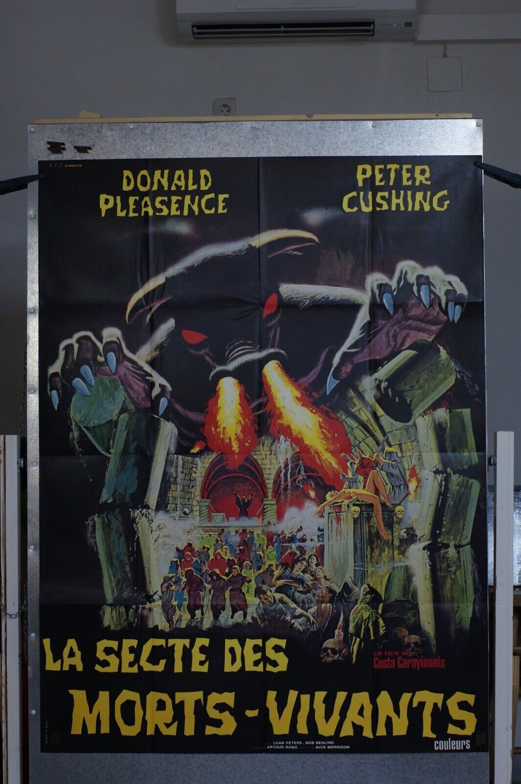 LA SECTE DES MORTS VIVANTS MOVIE POSTER ORIGINAL 120x160 PETER CUSHING