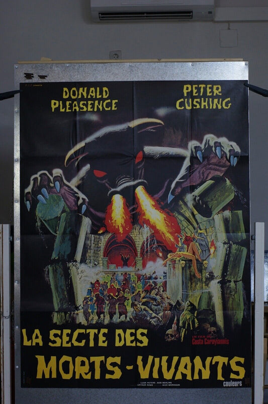 LA SECTE DES MORTS VIVANTS MOVIE POSTER ORIGINAL 120x160 PETER CUSHING