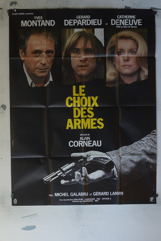 LE CHOIX DES ARMES MOVIE POSTER ORIGINAL 120x160 YVES MONTANT