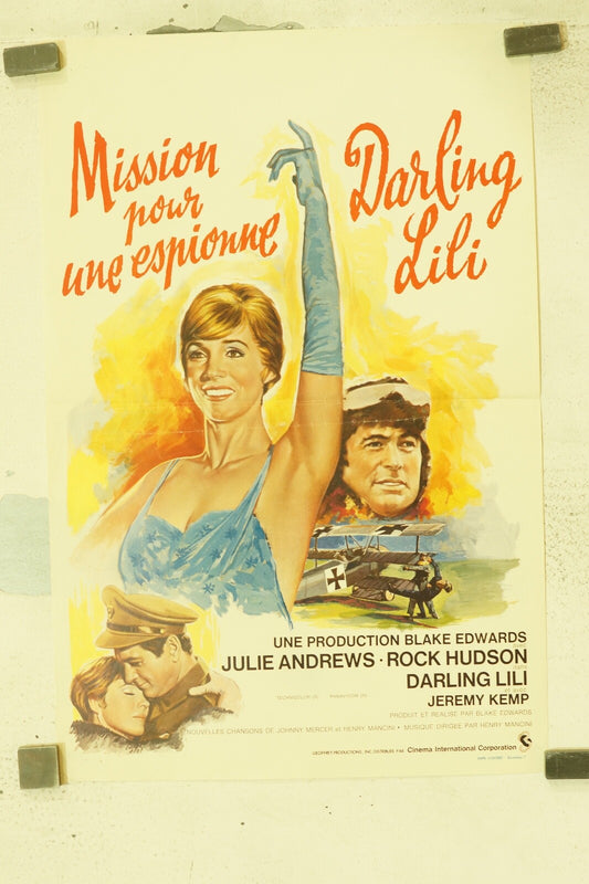 MISSION POUR UNE ESPIONNE MOVIE POSTER ORIGINAL 55X33 JULIEN ANDREWS – ROCK