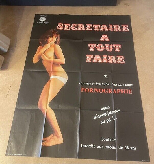 SECRETAIRE A TOUT FAIRE ORIGINAL MOVIE POSTER 120x160