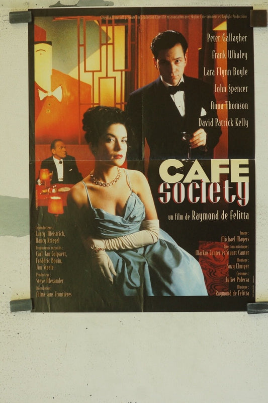 CAFÉ SOCIÉTY ORIGINAL 40x60 PETER GALLAGHER – FRANCK WHALEY