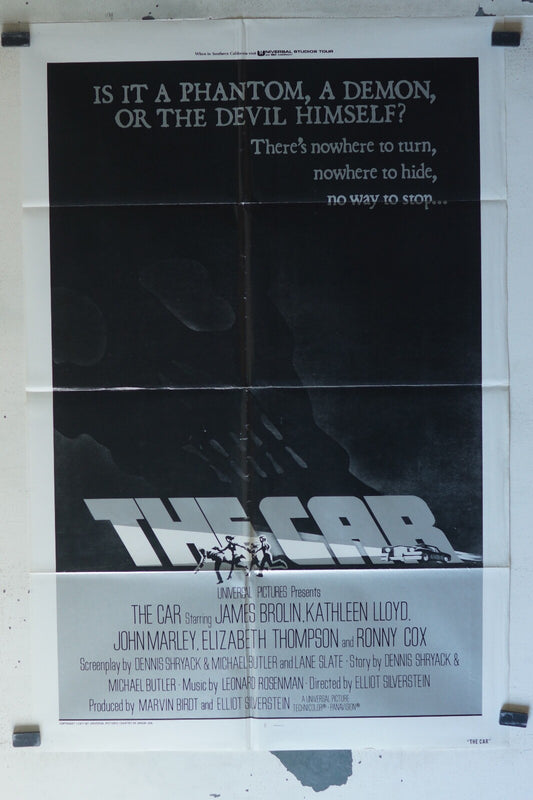 THE CAR MOVIE POSTER ORIGINAL 68x100 James Brolin , Kathleen Lloyd