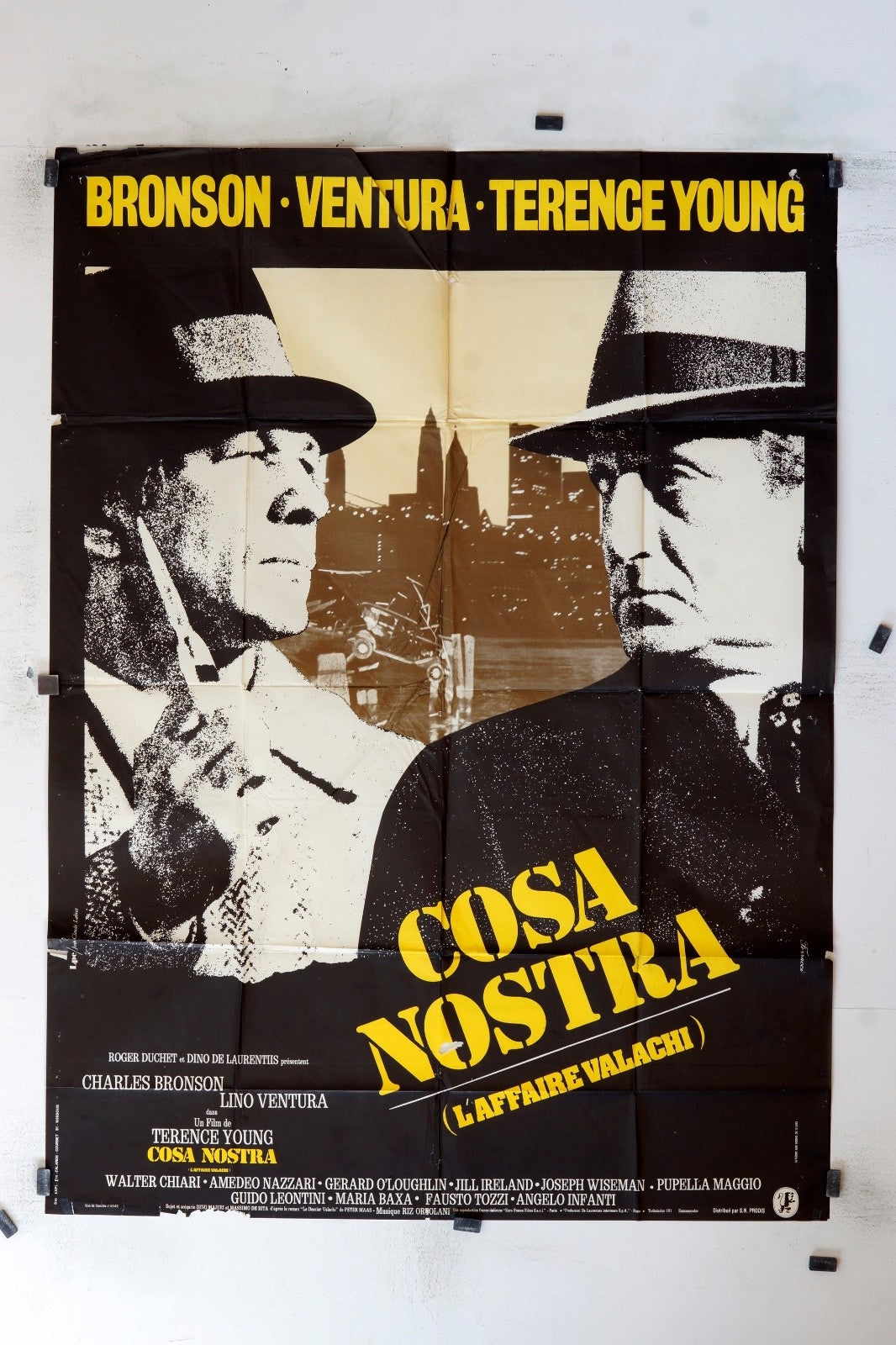 COSA NOSTRA CHARLES BRENSON MOVIE POSTER ORIGINAL (120X160)