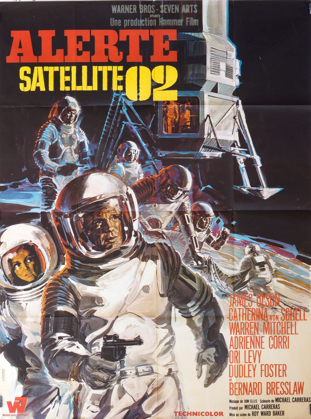 ALERTE SATELLITE 02 movie poster ORIGINAL 120x160 JAMES OLSON