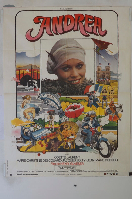 ANDREA MOVIE POSTER ORIGINAL 120x160 ODETTE LAURENT