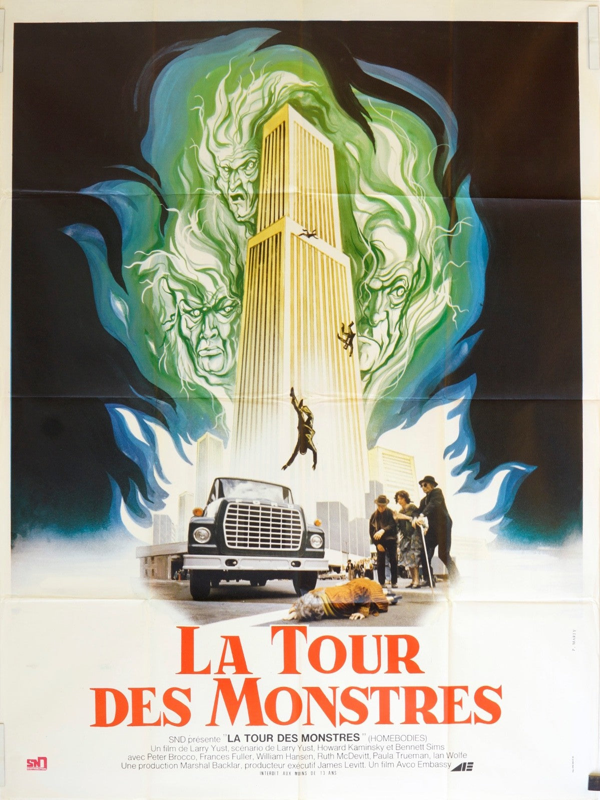 LA TOUR DES MONSTRES LARRY YUST ORIGINAL MOVIE POSTER 120x160