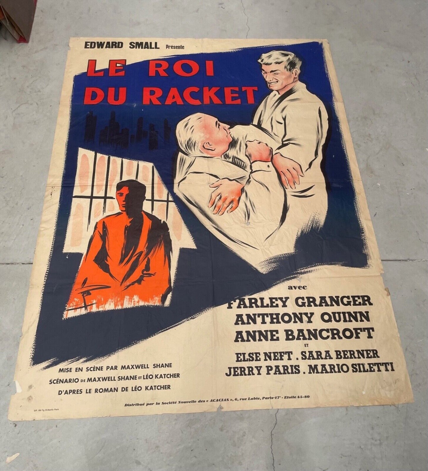 LE ROI DU RACKET ORIGINAL 120x160 FARLEY GRANGER