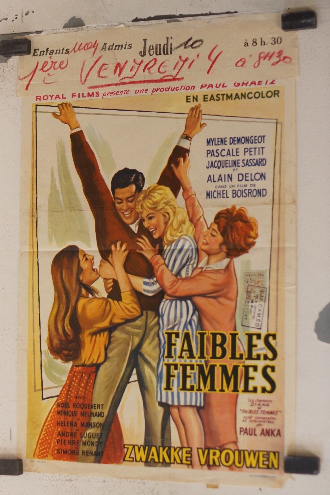 FAIBLES FEMMES ORIGINAL (French Version) 30x55 Back from eternity 