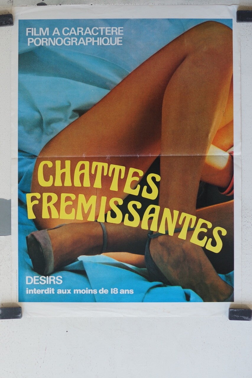 CHATTES FREMISSANTES MOVIE POSTER 54X40