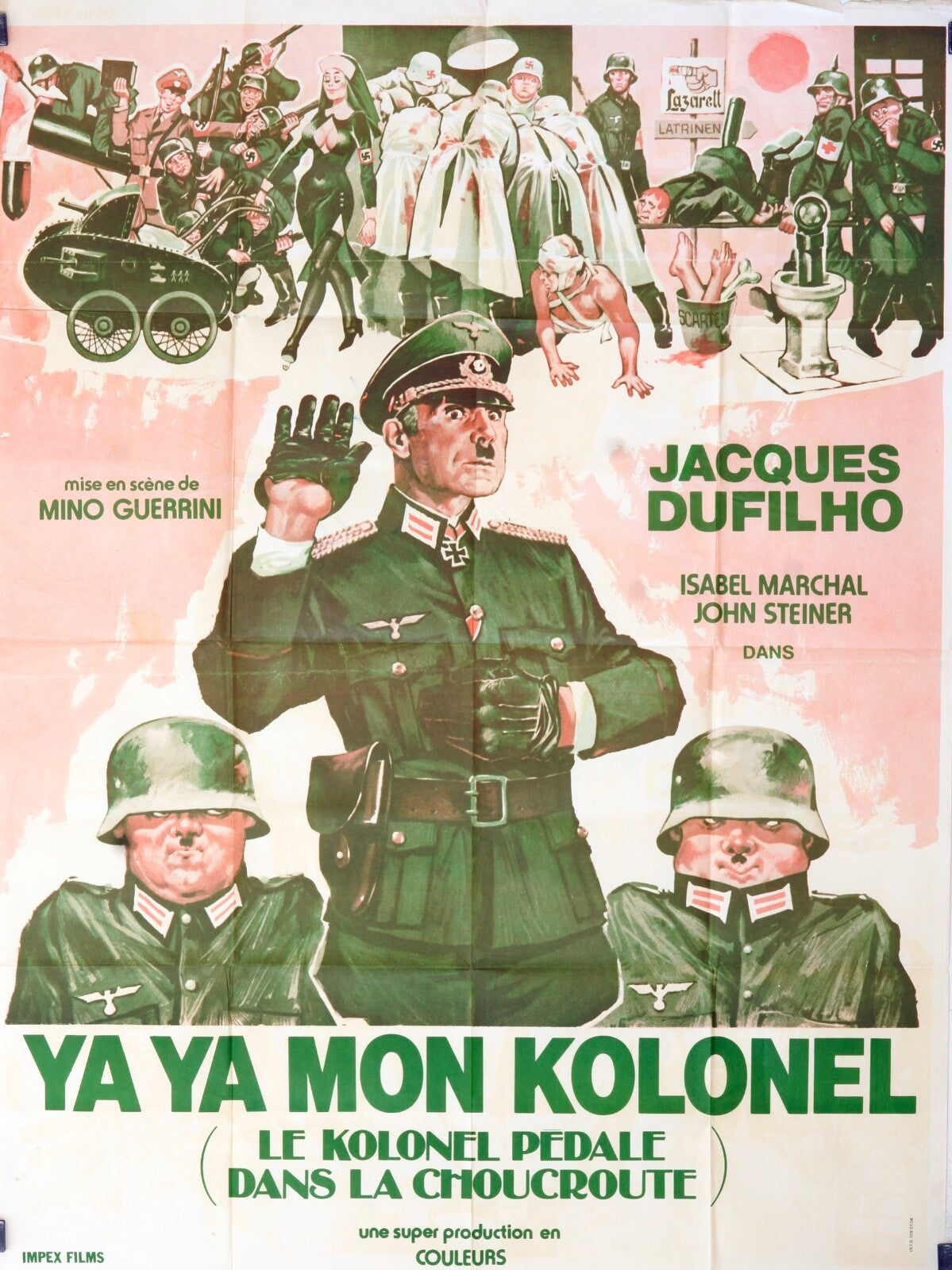 YAYA MON KOLONEL JACQUES DUFILHO movie poster original (120x160)