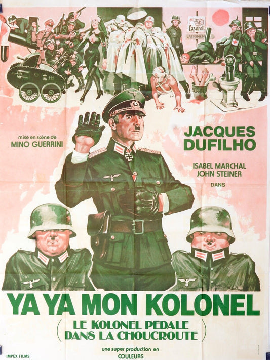 YAYA MON KOLONEL JACQUES DUFILHO movie poster original (120x160)