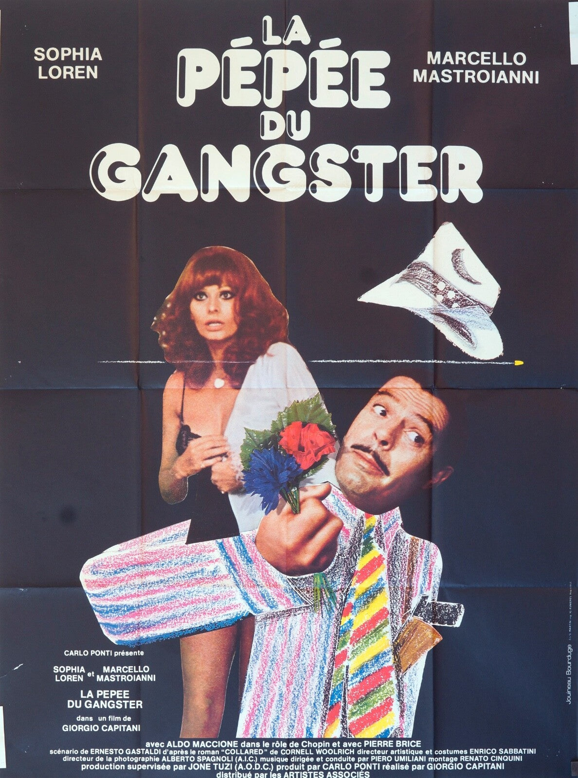 LA PÉPÉE DU GANGSTER MOVIE POSTER ORIGINAL 120x160 SOPHIA LOREN