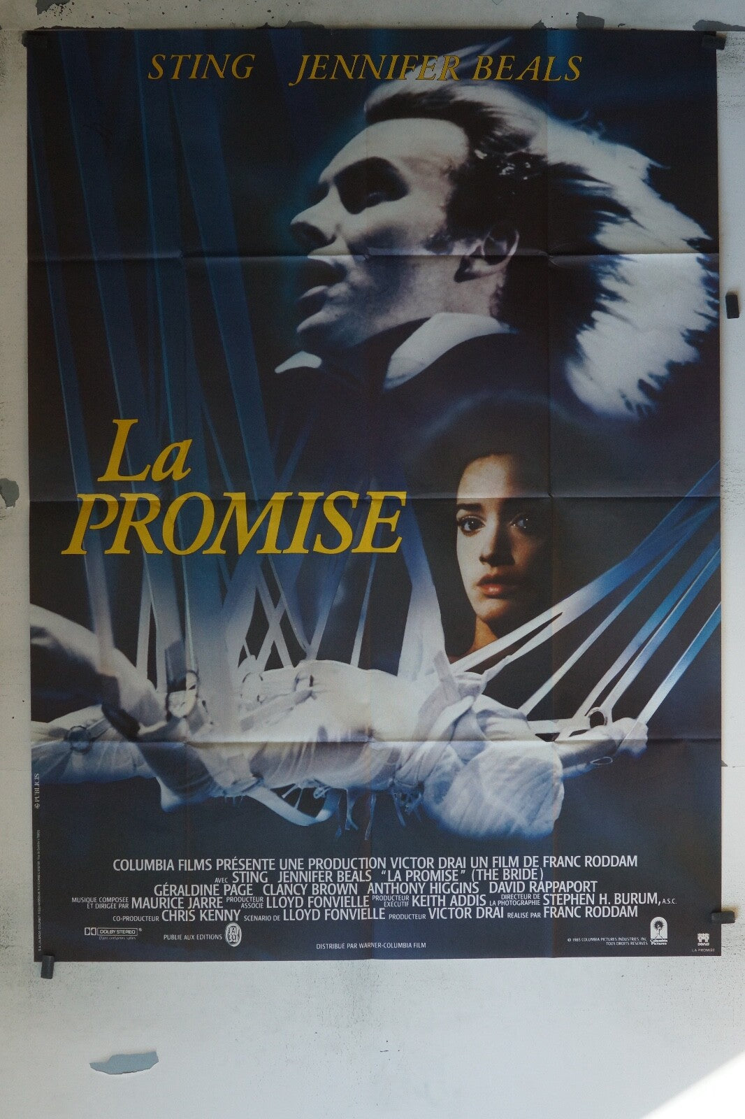 LA PROMISE MOVIE POSTER ORIGINAL 120x160 STING