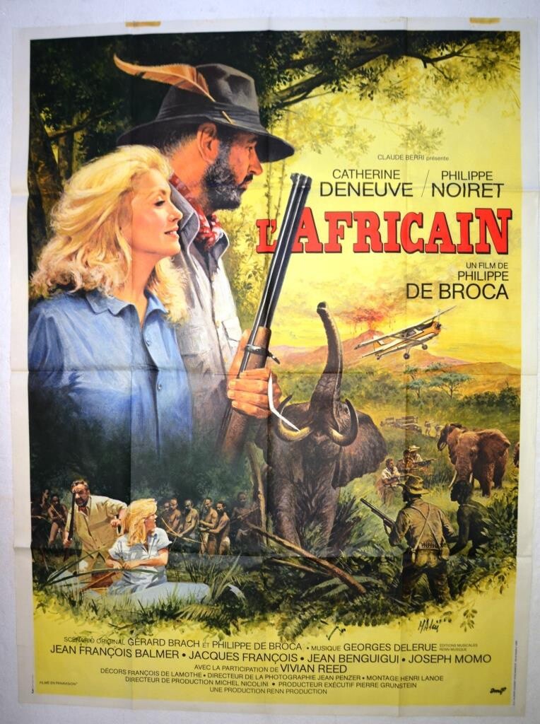 AFRICAIN (L’) POSTER ORIGINAL 120x160 Philippe Noiret , Jean-François Balmer