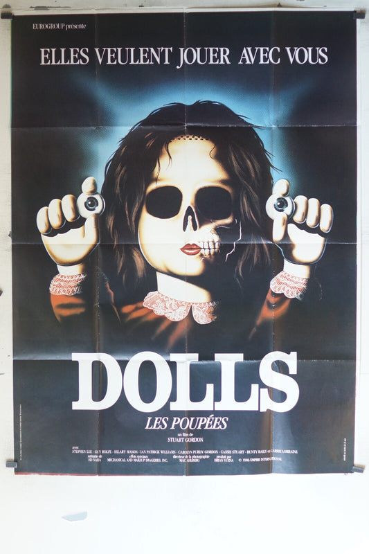 DOLLS – LES POUPEES ORIGINAL MOVIE POSTER 120x160 Carrie Lorraine , Stephen Lee 
