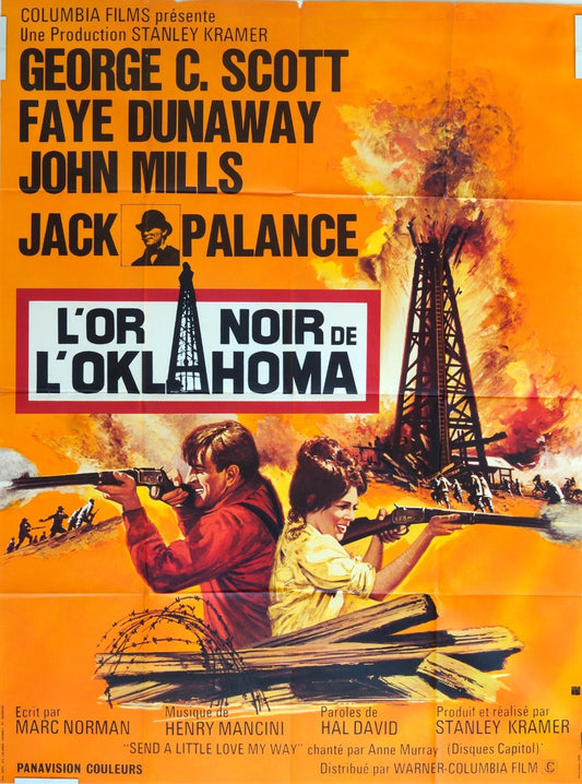 L’OR NOIR DE L’OKLHOMA GEIRGE S.SCOTT ORIGINAL  POSTER ORIGINAL 120x160