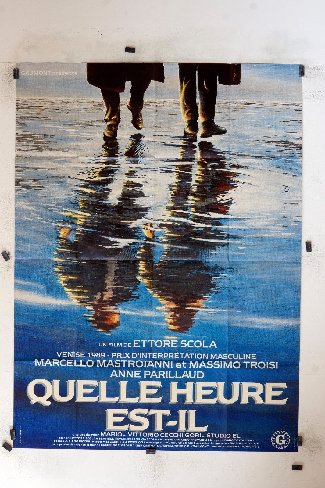QUELLE HEURE EST-IL ETTORE SCOLA MOVIE POSTER ORIGINAL (120X160)