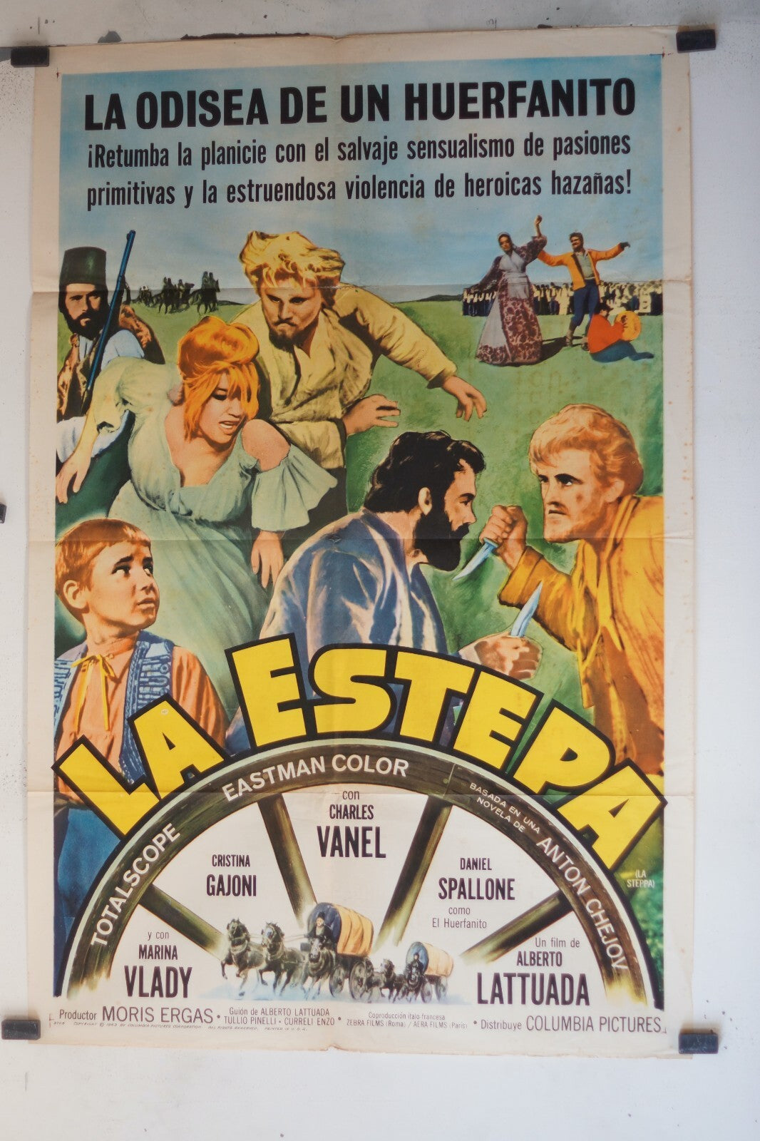 LA ESTEPA (70X100) ORIGINAL MOVIE POSTER MARINA VLADY- CHARLES VANEL