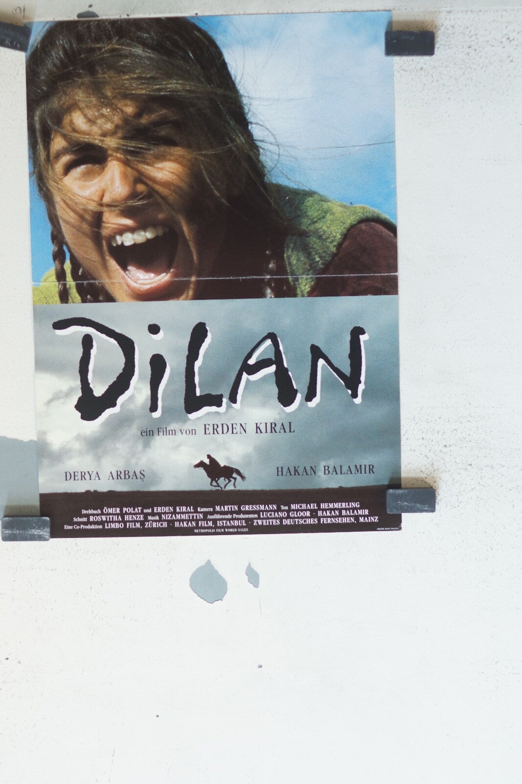 DILAN MOVIE POSTER ORIGINAL 42x30 Derya Arbas , Hakan balamir 