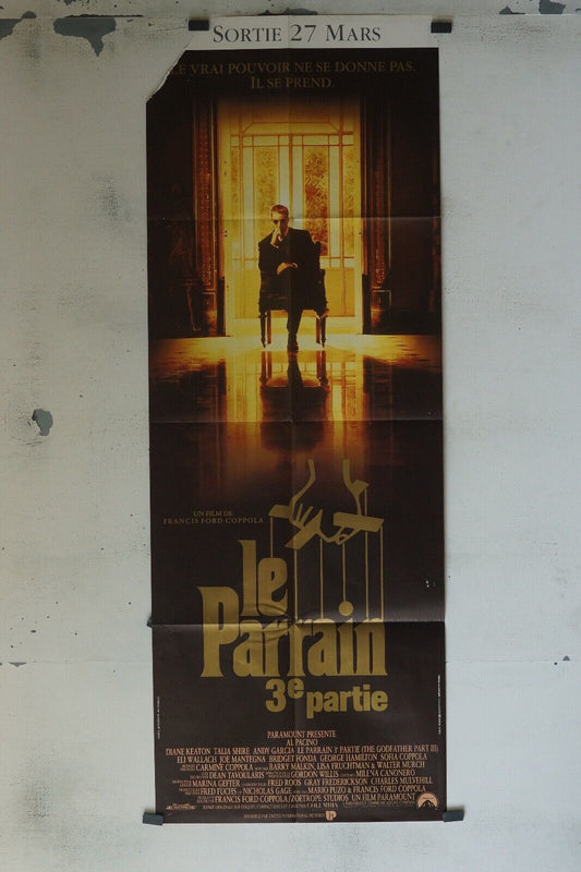 LE PARRAIN 3 EME PARTIE 60x160 ORIGINAL AL PACINO
