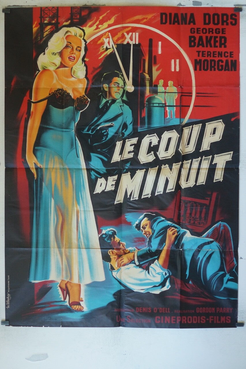 LE COUP DE MINUIT ORIGINAL120x160 DIANA DORS – GEORGE BAKER
