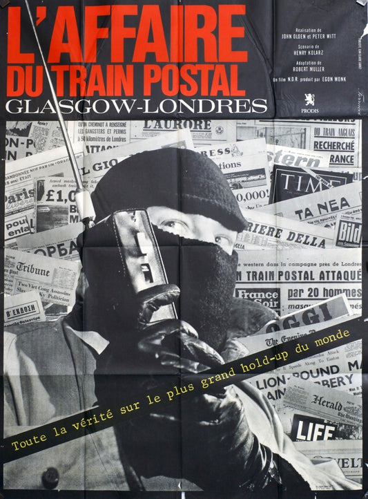 L’AFFAIRE DU TRAIN POSTAL GLASGOW-LONDRES movie poster ORIGINAL 120x160