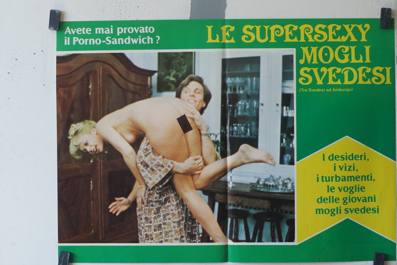 SUPERSEXY MOGLI SVEDESI ORIGINAL MOVIE POSTER 60x67 Uta Koepke 