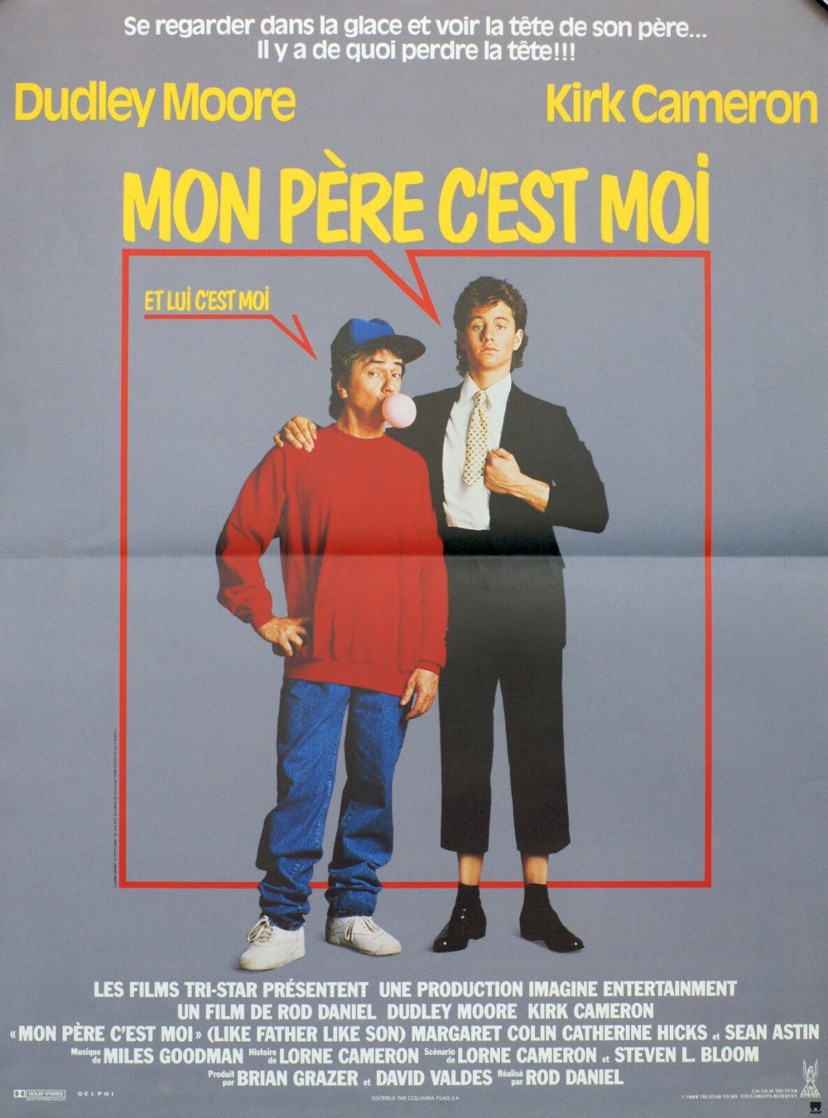 MON PERE C’EST MOI (French Version) 40X60, ORIGINAL Like Father Like Son