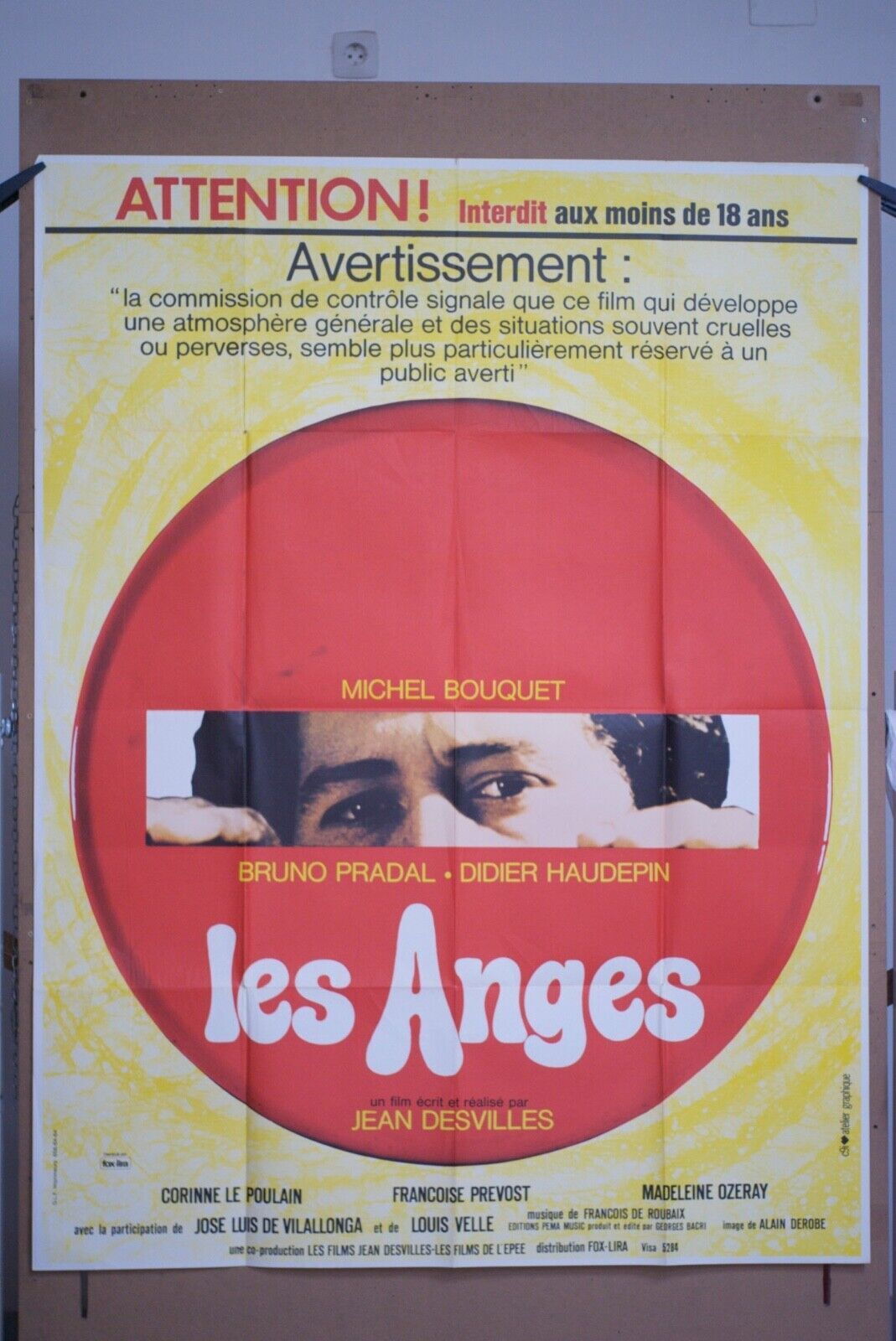 LES ANGES movie poster ORIGINAL (120x160)  JEAN DESVILLES