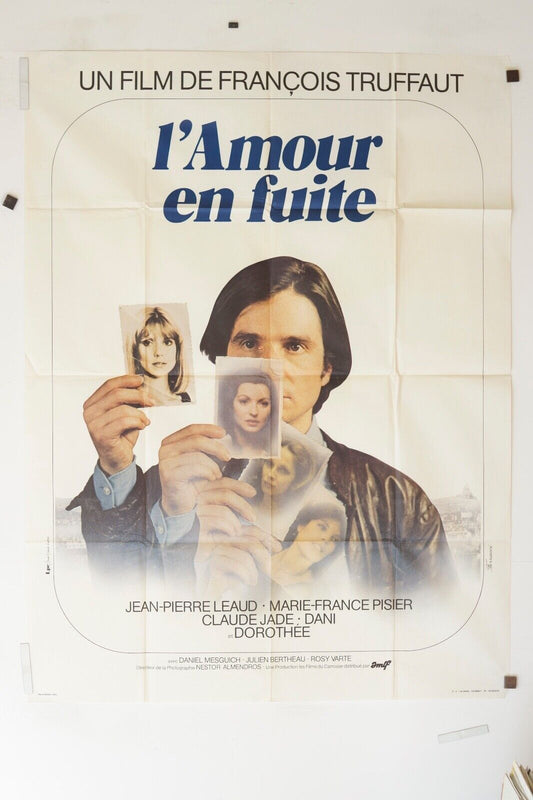 L’AMOUR EN FUITE POSTER ORIGINAL 120x160 FRANCOIS TRUFFAUT