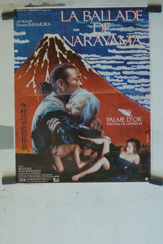 LA BALLADE DE NARAYAMA ORIGINAL 40x60 KEN OGATA, SUMIKO SAKAMOTO