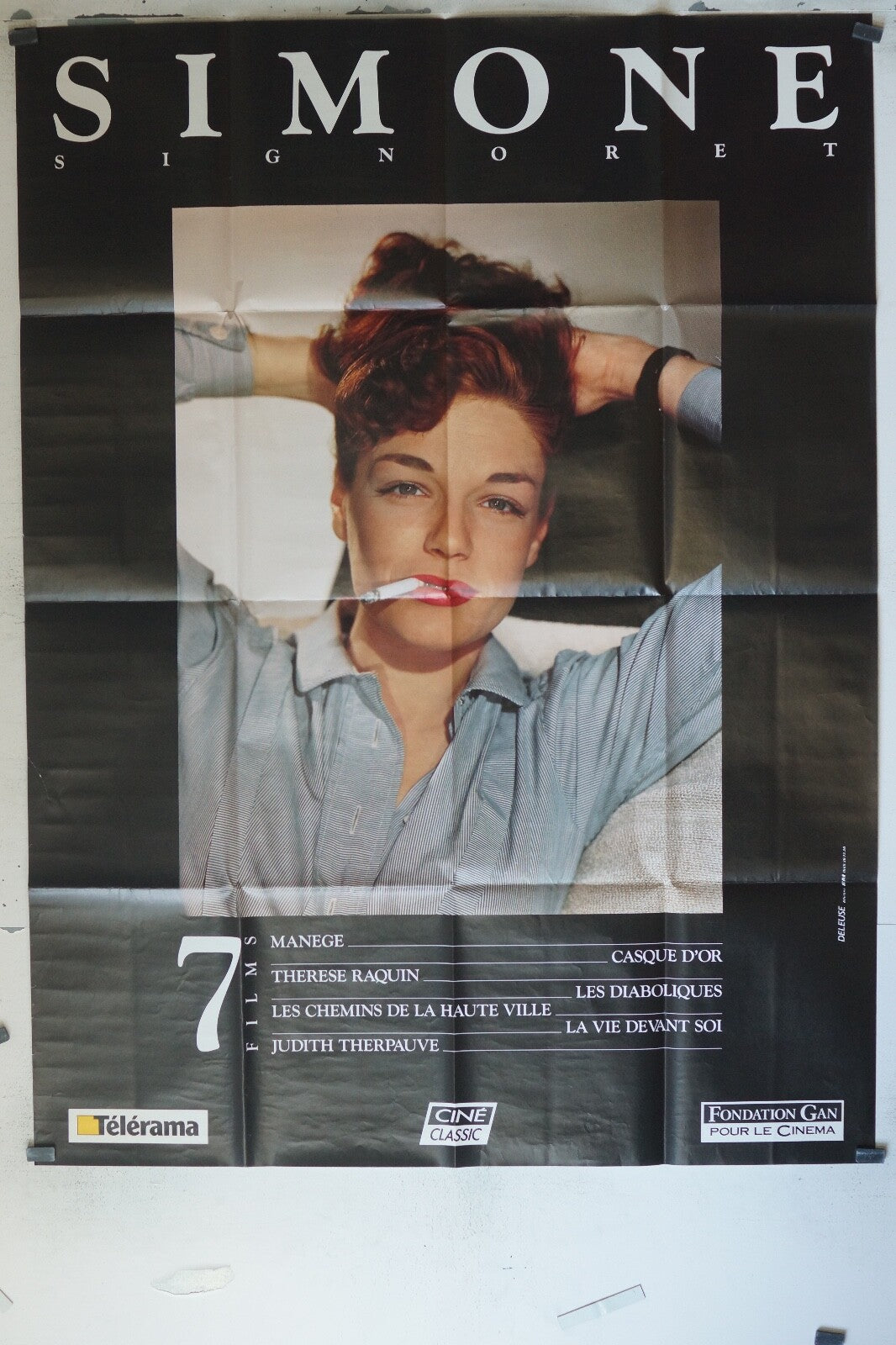 SIMONE SIGNORET (HOMMAGE) MOVIE POSTER ORIGINAL 120x160 SIMONE SIGNORET