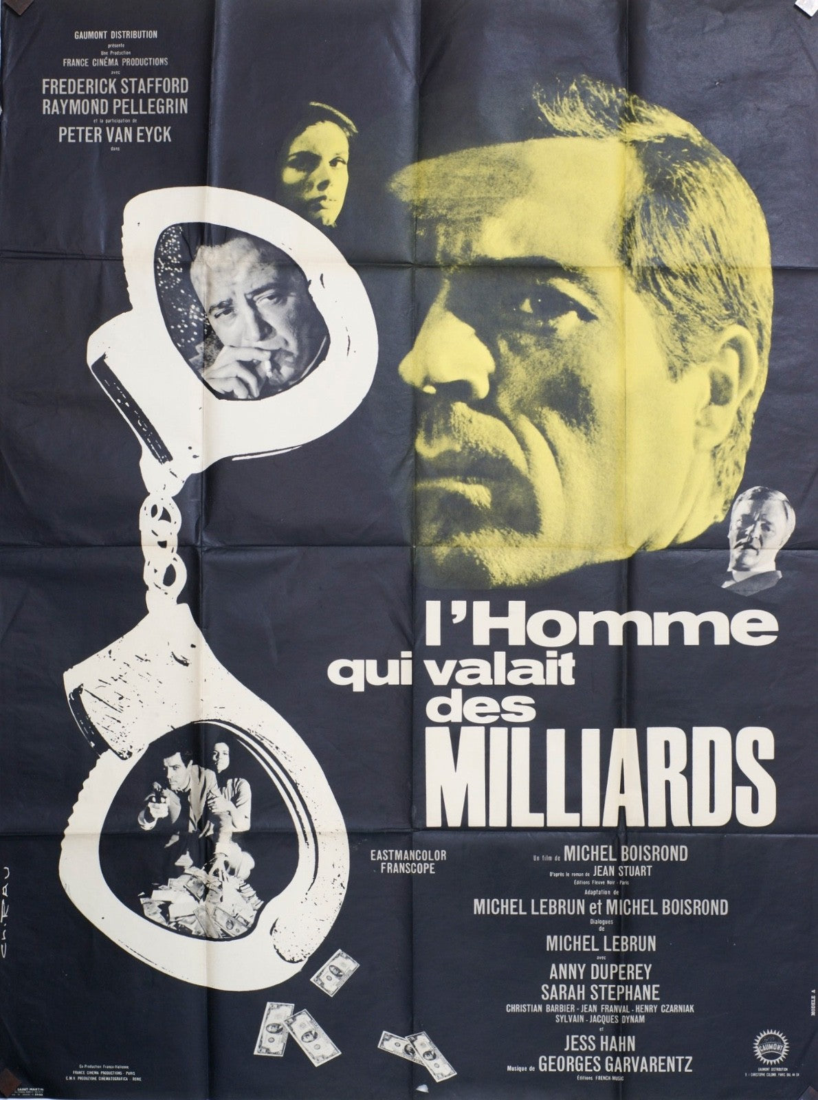 L’HOMME QUI VALAIT DES MILLIARDS FREDERICK MOVIE POSTER ORIGINAL 120x160