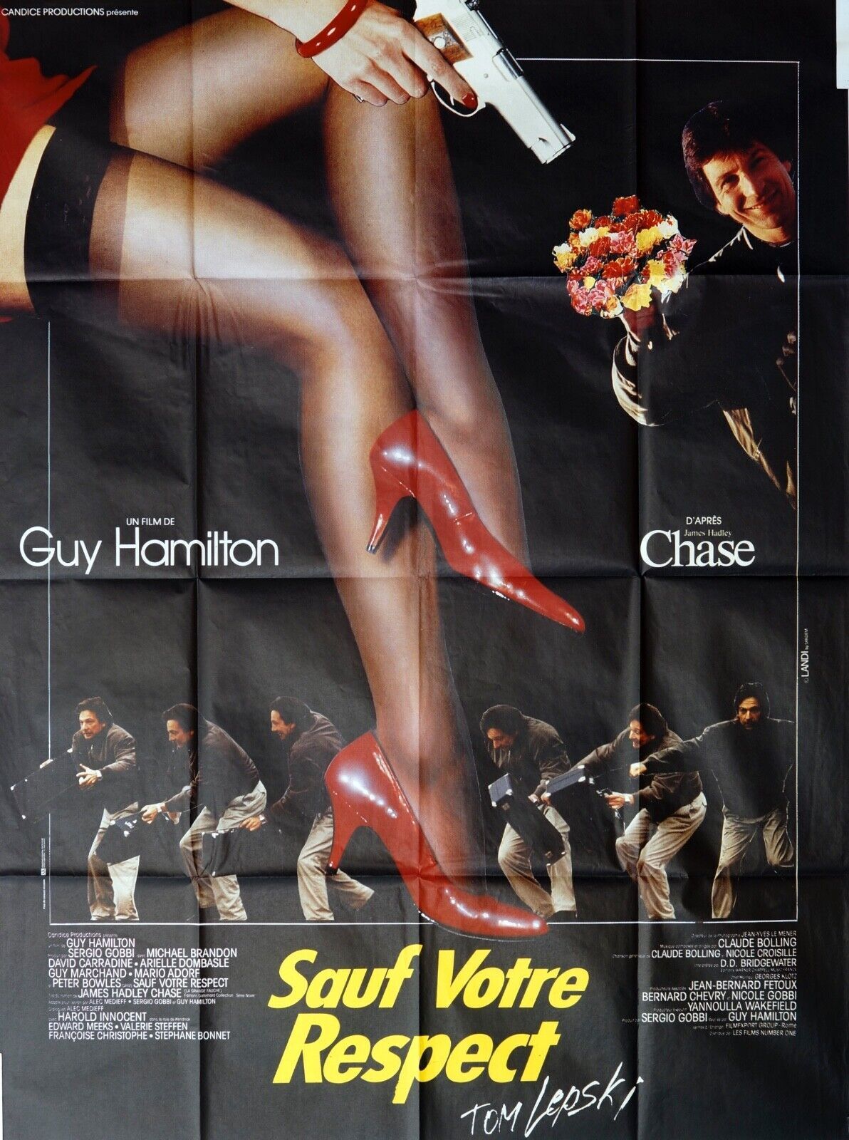 SAUF VOTRE RESPECT ORIGINAL MOVIE POSTER 120x160 GUY HAMILTON