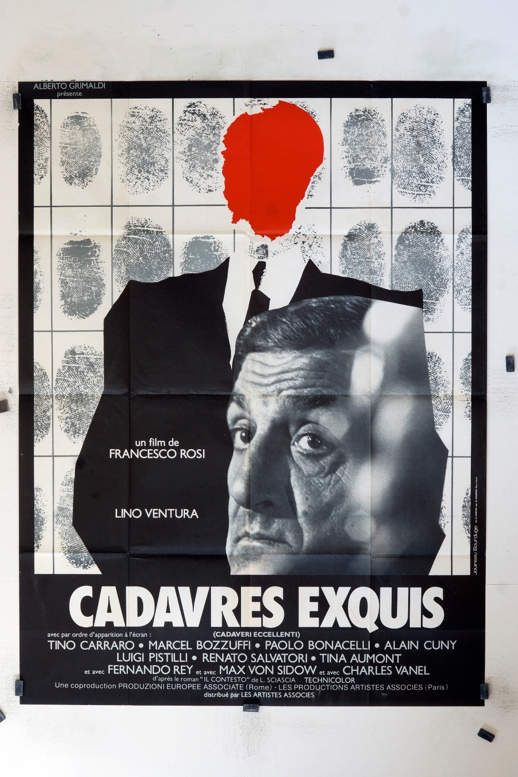 CADAVRE EXQUIS  LINO VENTURA POSTER ORIGINAL 120x160