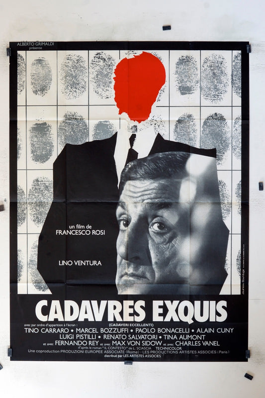 CADAVRE EXQUIS  LINO VENTURA POSTER ORIGINAL 120x160