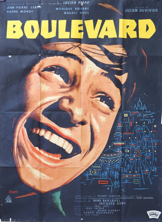 BOULEVARD  PIERRE MONDY MOVIE POSTER ORIGINAL 120x160