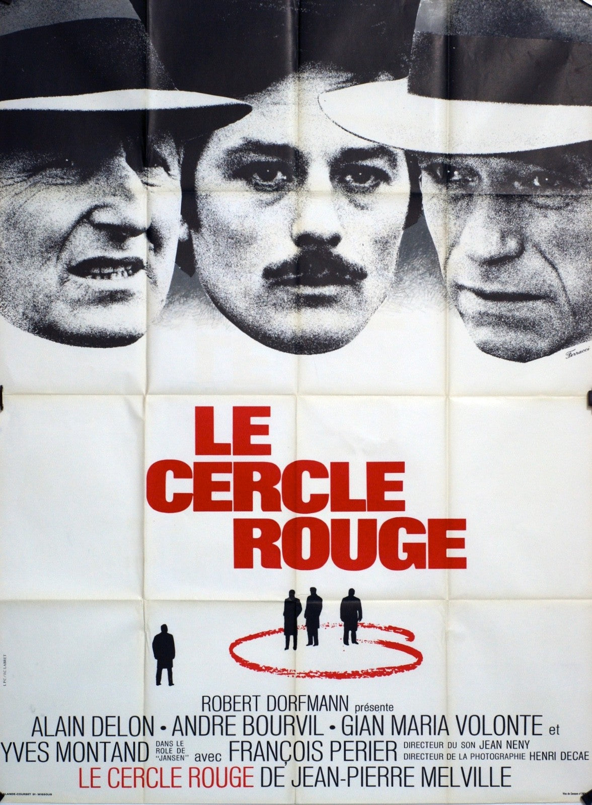 LE CERCLE ROUGE ALAIN DELON MOVIE POSTER ORIGINAL 120x160